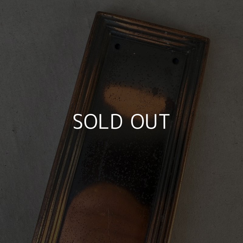 画像4: VINTAGE ANTIQUE DOOR PUSH PLATE FINGER PLATE JAPANNED ヴィンテージ アンティーク ドア 押し板 プッシュプレート フィンガープレート ジャパンド ジャパンカラー アメリカ / ドアパーツ 店舗什器 USA