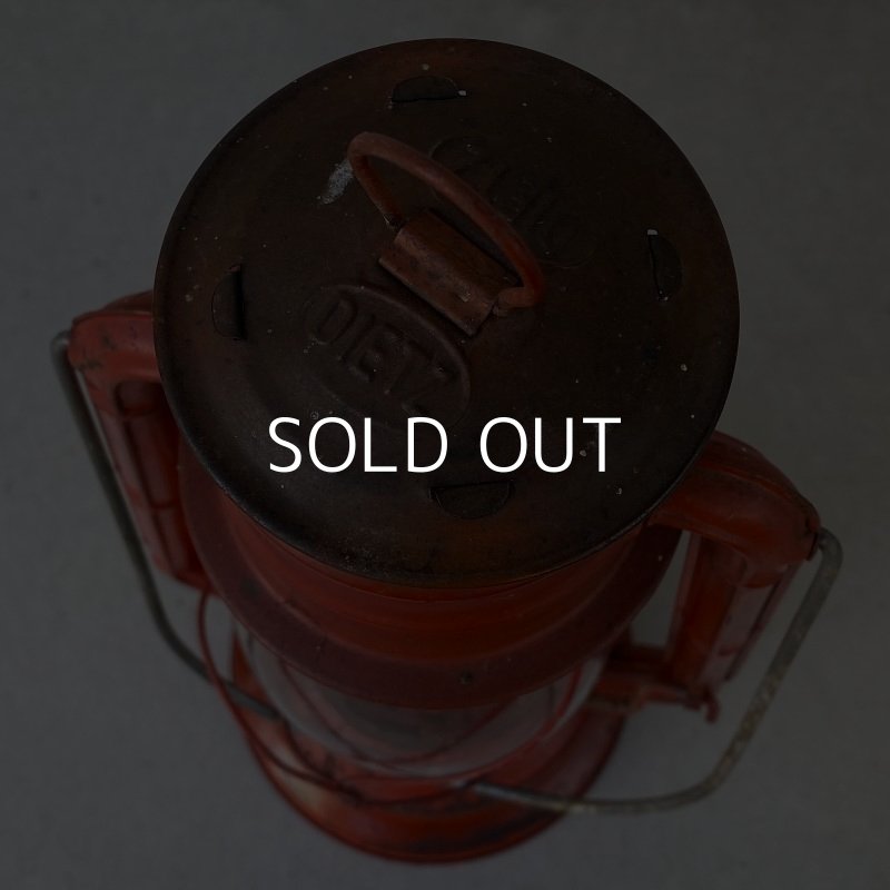 画像5: VINTAGE ANTIQUE DIETZ LANTERN ヴィンテージ アンティーク デイツ ランタン オイルランプ アメリカ / ハリケーンランタン 赤色 キャンプ アウトドア 