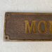 画像4: VINTAGE ANTIQUE MONEY ORDERS PLATE SIGN ヴィンテージ アンティーク プレート 看板  アメリカ / インダストリアル  インテリア レジ 店舗什器 壁掛け USA