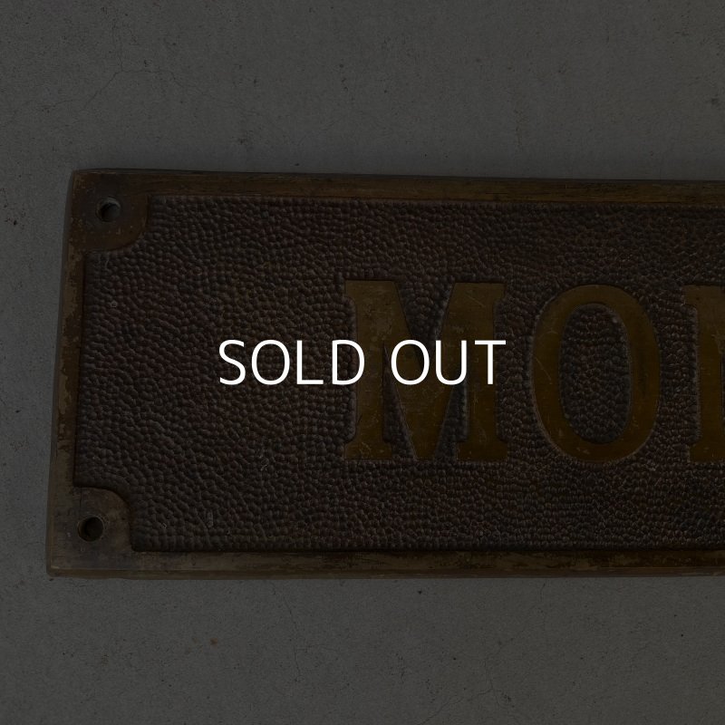 画像4: VINTAGE ANTIQUE MONEY ORDERS PLATE SIGN ヴィンテージ アンティーク プレート 看板  アメリカ / インダストリアル  インテリア レジ 店舗什器 壁掛け USA