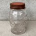 画像3: VINTAGE ANTIQUE SPOTLIGHT GLASS FIGURAL BOTTLE JAR ヴィンテージ アンティーク グラス ジャー アメリカ / コレクタブル 瓶 ボトル ガラス オブジェ アロマ USA