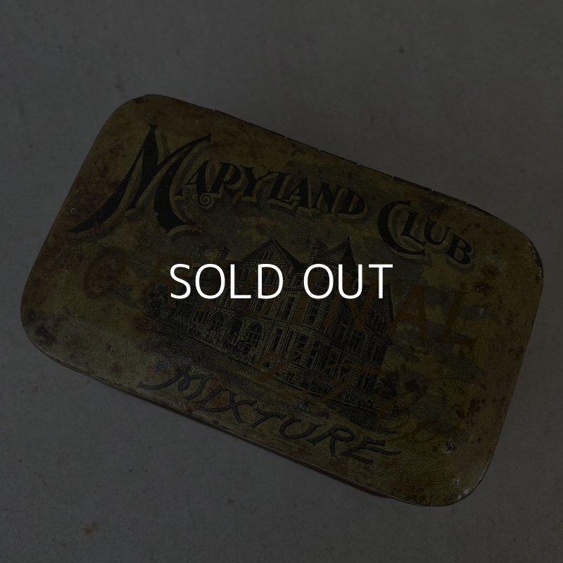 画像6: VINTAGE ANTIQUE MARYLAND CLUB TOBACCO TIN CAN ヴィンテージ アンティーク 煙草 ティン 缶 アメリカ / アドバタイジング たばこ入れ 小物入れ 収納 雑貨 USA