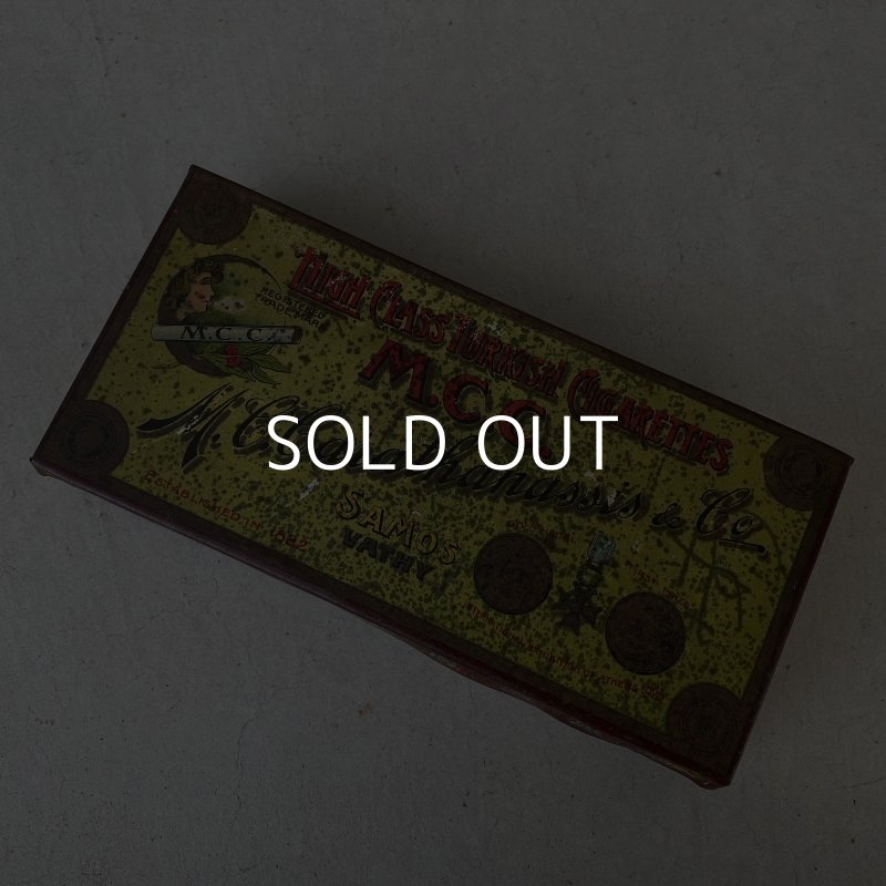 画像6: VINTAGE ANTIQUE M.C.C. TOBACCO TIN CAN ヴィンテージ アンティーク 煙草 ティン 缶 アメリカ / アドバタイジング たばこ入れ 小物入れ 収納 雑貨 USA