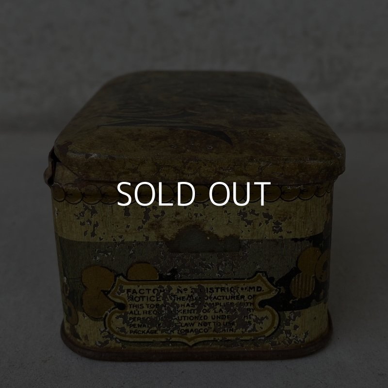 画像4: VINTAGE ANTIQUE MARYLAND CLUB TOBACCO TIN CAN ヴィンテージ アンティーク 煙草 ティン 缶 アメリカ / アドバタイジング たばこ入れ 小物入れ 収納 雑貨 USA