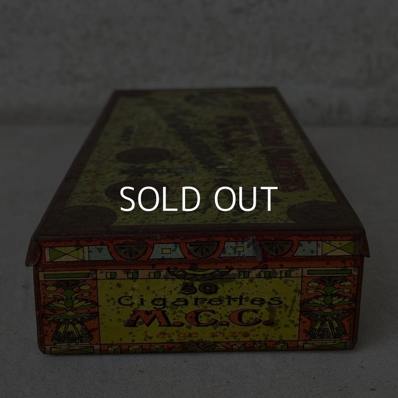 画像5: VINTAGE ANTIQUE M.C.C. TOBACCO TIN CAN ヴィンテージ アンティーク 煙草 ティン 缶 アメリカ / アドバタイジング たばこ入れ 小物入れ 収納 雑貨 USA