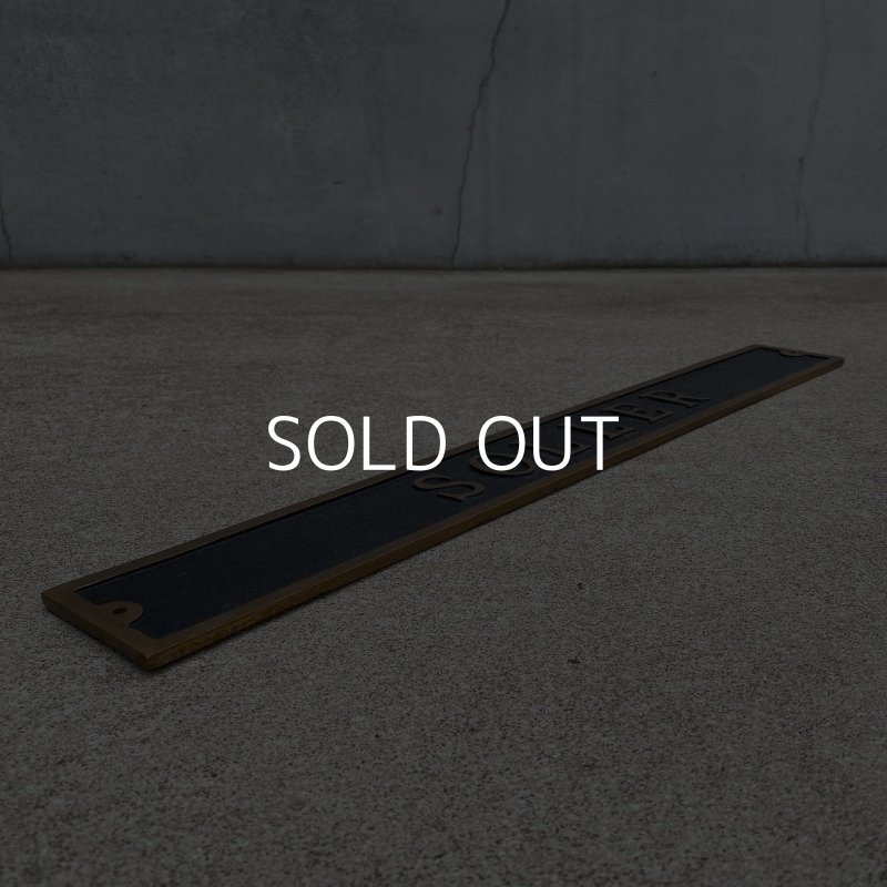 画像3: VINTAGE ANTIQUE SOLLER PLATE SIGN ヴィンテージ アンティーク プレート 看板  アメリカ / インダストリアル  インテリア 店舗什器 壁掛け USA