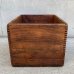 画像4: VINTAGE ANTIQUE R.E.LEE WOOD CRATE WOOD BOX ヴィンテージ アンティーク ウッドボックス 木箱 アメリカ / インダストリアル 収納 店舗什器 USA (2)