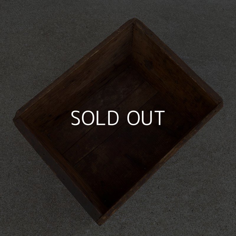 画像5: VINTAGE ANTIQUE R.E.LEE WOOD CRATE WOOD BOX ヴィンテージ アンティーク ウッドボックス 木箱 アメリカ / インダストリアル 収納 店舗什器 USA (2)