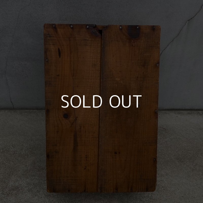 画像7: VINTAGE ANTIQUE HERCULES WOOD CRATE WOOD BOX ヴィンテージ アンティーク ウッドボックス 木箱 アメリカ / インダストリアル 収納 店舗什器 USA (2)