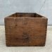 画像4: VINTAGE ANTIQUE HERCULES WOOD CRATE WOOD BOX ヴィンテージ アンティーク ウッドボックス 木箱 アメリカ / インダストリアル 収納 店舗什器 USA (1)