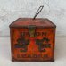 画像5: VINTAGE ANTIQUE UNION LEADER CUT PLUG TOBACCO TIN CAN ヴィンテージ アンティーク 煙草 ティン 缶 アメリカ / アドバタイジング たばこ入れ 小物入れ 収納 雑貨 USA 