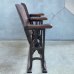 画像3: VINTAGE ANTIQUE THEATER CHAIR ヴィンテージ アンティーク シアターチェア アメリカ / 椅子 シアターベンチ 家具 木製 映画館 2連 店舗 什器 USA