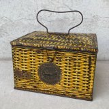 VINTAGE ANTIQUE PATTERSON'S SEAL TOBACCO TIN CAN ヴィンテージ アンティーク 煙草 ティン 缶 アメリカ / アドバタイジング たばこ入れ 小物入れ 収納 雑貨 USA 