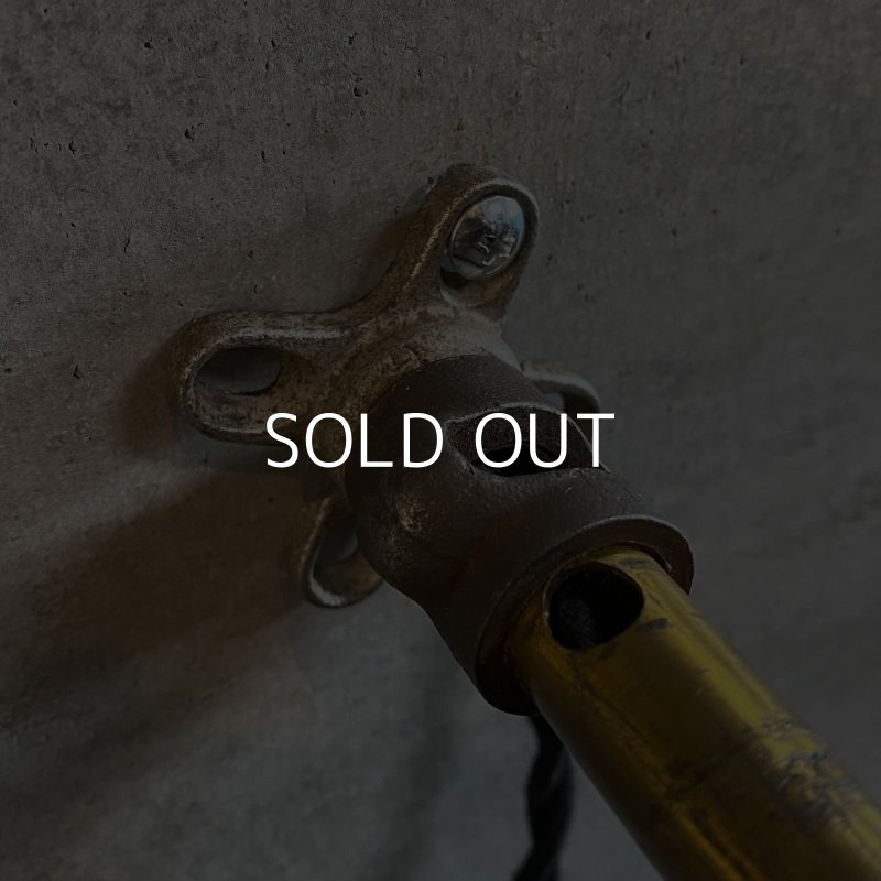 画像7: VINTAGE ANTIQUE LAMP LIGHT WALL LAMP ヴィンテージ アンティーク ライト ウォールランプ ブラケットランプ 照明 アメリカ / 壁付けランプ  真鍮 店舗什器 USA (1)