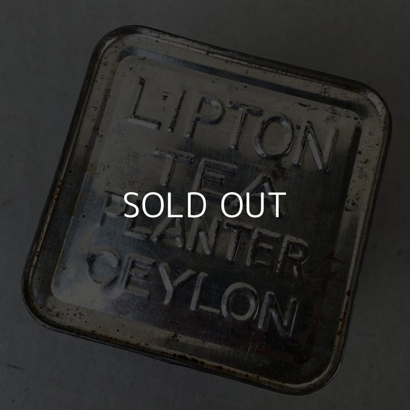 画像6: VINTAGE ANTIQUE LIPTON'S TEA TIN CAN ヴィンテージ アンティーク リプトン ティン 缶 アメリカ / アドバタイジング インテリア キッチン カフェ 小物入れ 収納 雑貨 USA