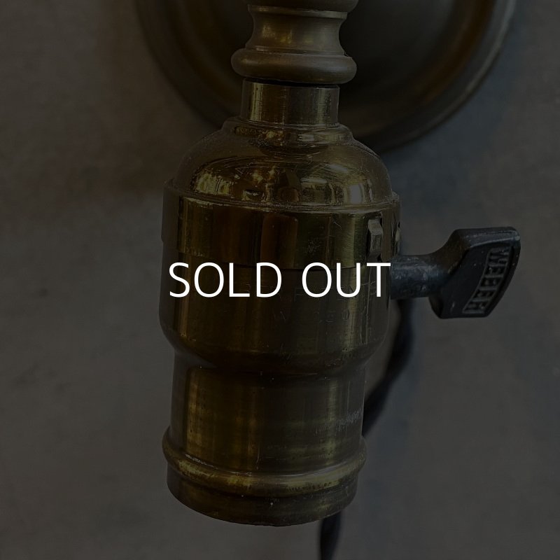 画像5: VINTAGE ANTIQUE LAMP LIGHT WALL LAMP ヴィンテージ アンティーク ライト ウォールランプ ブラケットランプ 照明 アメリカ / 壁付けランプ 真鍮 店舗什器 USA (2)