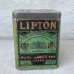 画像4: VINTAGE ANTIQUE LIPTON'S TEA TIN CAN ヴィンテージ アンティーク リプトン ティン 缶 アメリカ / アドバタイジング インテリア キッチン カフェ 小物入れ 収納 雑貨 USA 