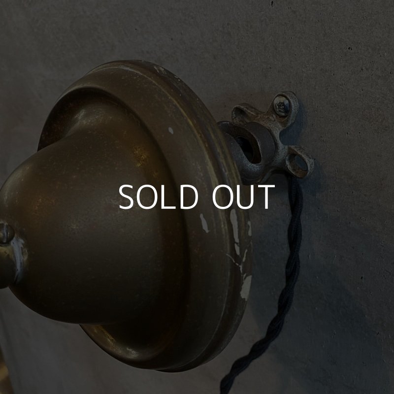 画像6: VINTAGE ANTIQUE LAMP LIGHT WALL LAMP ヴィンテージ アンティーク ライト ウォールランプ ブラケットランプ 照明 アメリカ / 壁付けランプ  真鍮 店舗什器 USA (1)