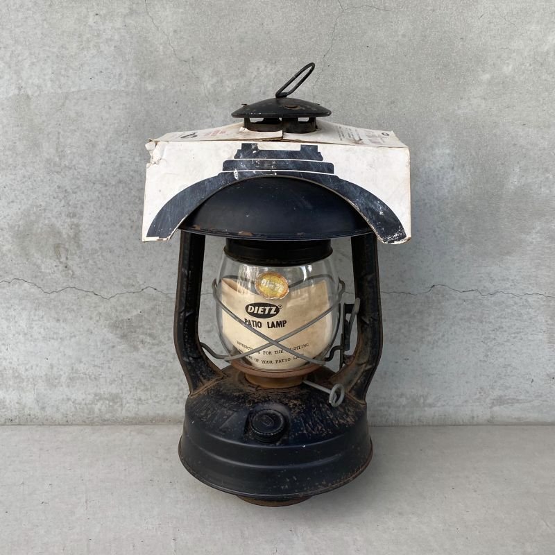 画像1: VINTAGE ANTIQUE DIETZ PATIO LAMP LANTERN LITTLE WIZARD ヴィンテージ アンティーク デイツ ランタン オイルランプ アメリカ / キャンプ アウトドア 玄関灯 USA