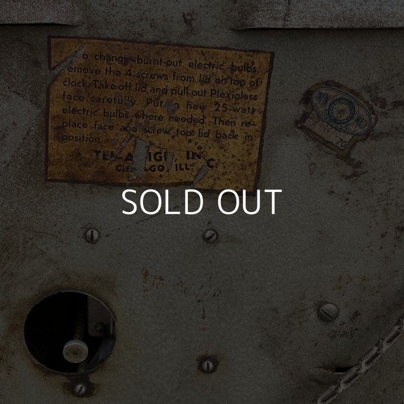 画像7: VINTAGE ANTIQUE CAT'S PAW WALL CLOCK ヴィンテージ アンティーク キャッツポウ ウォールクロック 壁掛け時計 アメリカ / コレクタブル アドバタイジング 販促用 USA