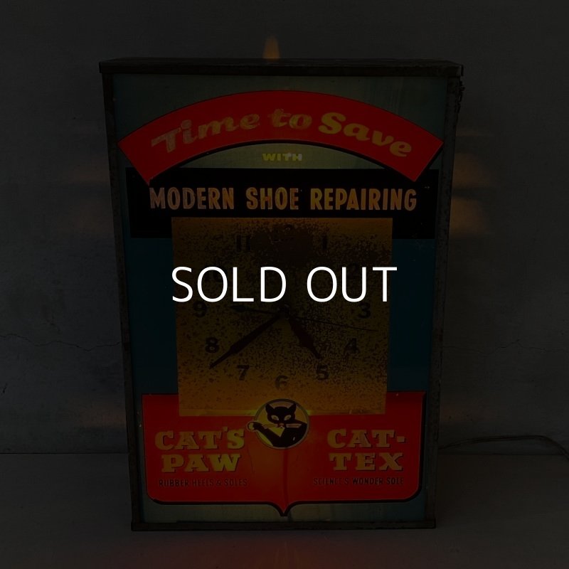 画像9: VINTAGE ANTIQUE CAT'S PAW WALL CLOCK ヴィンテージ アンティーク キャッツポウ ウォールクロック 壁掛け時計 アメリカ / コレクタブル アドバタイジング 販促用 USA