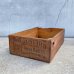 画像1: VINTAGE ANTIQUE DODSON BRAUN MFG.CO. WOOD CRATE WOOD BOX ヴィンテージ アンティーク ウッドボックス 木箱 アメリカ / インダストリアル 運搬用 収納 店舗什器 USA  (1)