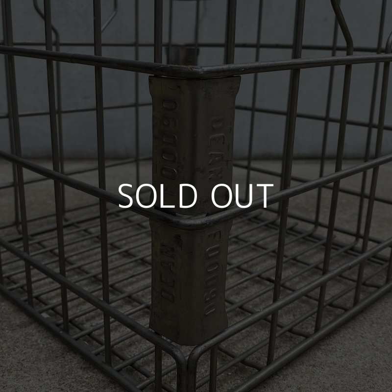 画像7: VINTAGE ANTIQUE  WIRE BASKET ヴィンテージ ワイヤーバスケット メタルボックス  / アメリカ インダストリアル ガレージ アイアン かご 収納 什器 USA