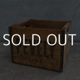 VINTAGE ANTIQUE PEVELY WOOD CRATE WOOD BOX ヴィンテージ アンティーク ウッドボックス 木箱 アメリカ / インダストリアル 運搬用 収納 店舗什器 USA (2)