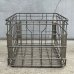 画像4: VINTAGE ANTIQUE  WIRE BASKET ヴィンテージ ワイヤーバスケット メタルボックス  / アメリカ インダストリアル ガレージ アイアン かご 収納 什器 USA