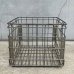 画像2: VINTAGE ANTIQUE  WIRE BASKET ヴィンテージ ワイヤーバスケット メタルボックス  / アメリカ インダストリアル ガレージ アイアン かご 収納 什器 USA (2)