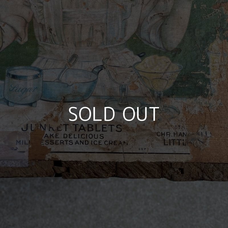 画像8: VINTAGE ANTIQUE JUNKET WOOD CRATE WOOD BOX ヴィンテージ アンティーク ウッドボックス 木箱 アメリカ / ディスプレイ アイスクリーム 運搬用 収納 店舗什器 USA 