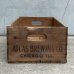 画像4: VINTAGE ANTIQUE ATLAS BREWING CO. WOOD CRATE WOOD BOX ヴィンテージ アンティーク ウッドボックス 木箱 アメリカ / インダストリアル 運搬用 収納 店舗什器 USA 