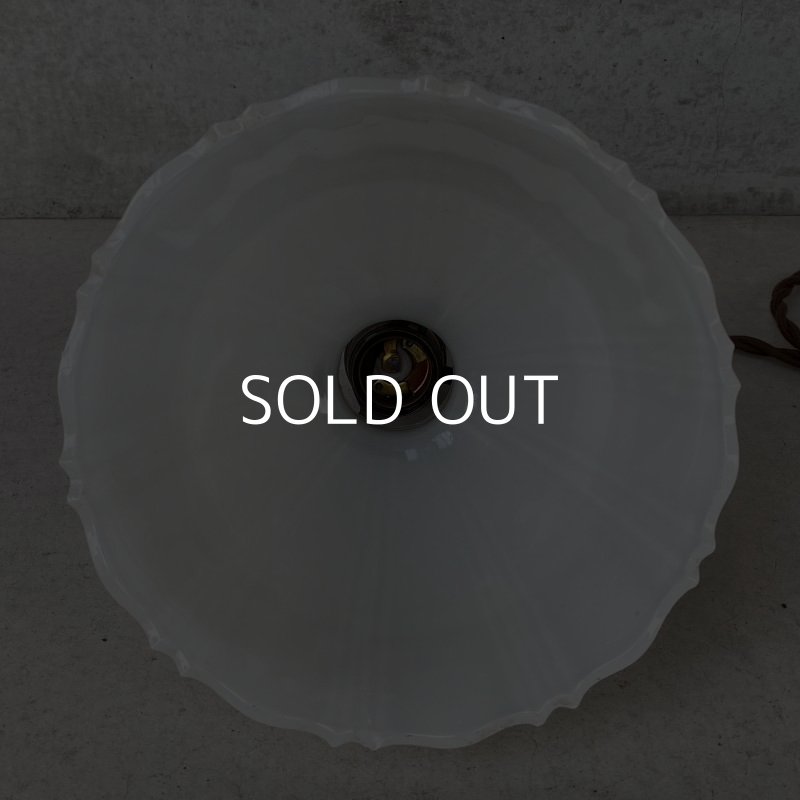 画像4: VINTAGE ANTIQUE ヴィンテージ アンティーク 吊り下げライト アメリカ / シーリングライト ペンダントライト ミルクガラス ガラスシェード 天井照明 USA 