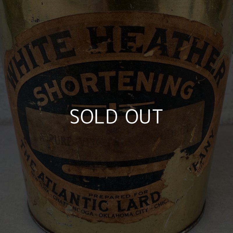 画像7: VINTAGE ANTIQUE THE ATLANTIC LARD CO. ヴィンテージ アンティーク ラード TIN缶 / アメリカ インダストリアル アドバタイジング コレクタブル 小物入れ USA