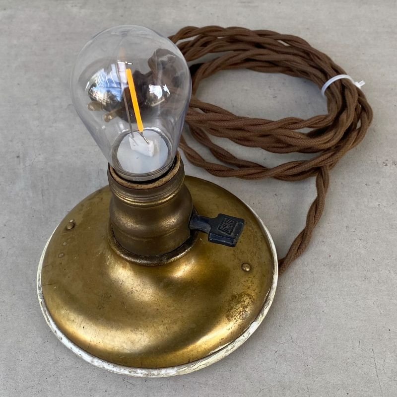 画像2: VINTAGE ANTIQUE LAMP LIGHT WALL LAMP ヴィンテージ アンティーク ライト ウォールランプ ブラケットランプ 照明 アメリカ / 壁付けランプ 店舗什器 USA (1)