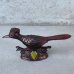 画像4: VINTAGE ANTIQUE ROADRUNNER ヴィンテージ アンティーク ロードランナー オブジェ アメリカ / コレクタブル ペーパーウェイト 置物 鳥 USA (2) (4)