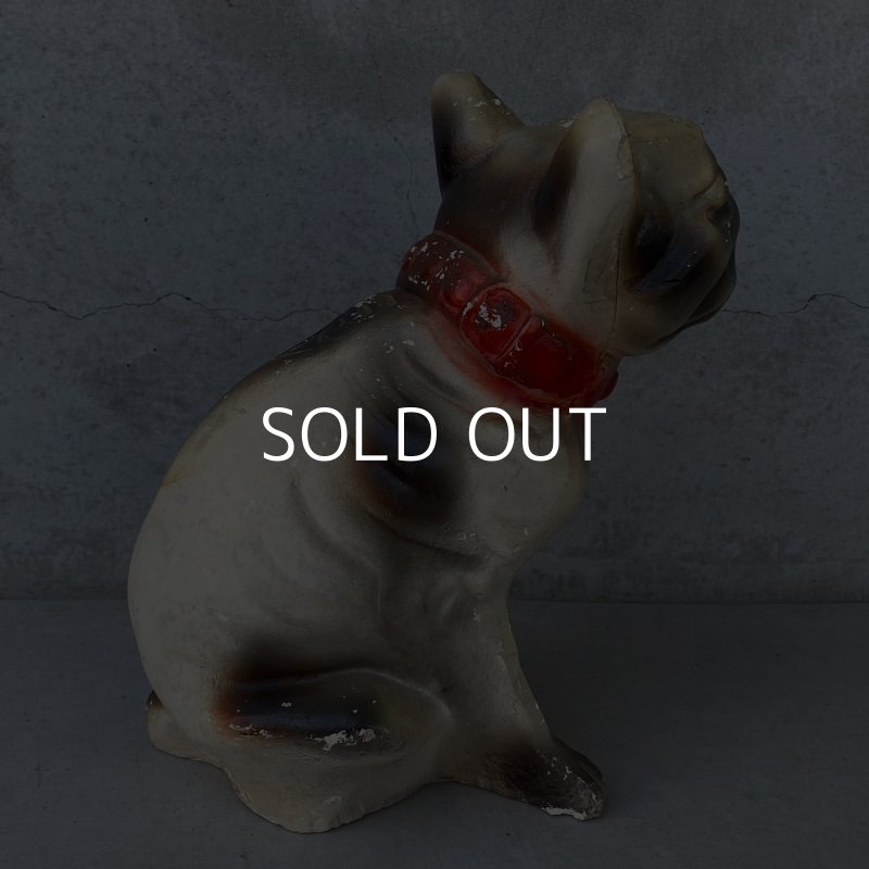 画像4: VINTAGE ANTIQUE CHALK WEAR BULLDOG ヴィンテージ アンティーク チョークウェア ブルドッグ オブジェ アメリカ / コレクタブル インテリア 置物 犬 USA
