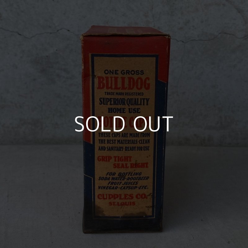 画像5: VINTAGE ANTIQUE CUPPLES CO. BULLDOG BOTTLE CUPS ヴィンテージ アンティーク ブルドッグ ボトルキャップ アメリカ / コレクタブル アドバタイジング オブジェ ディスプレイ USA