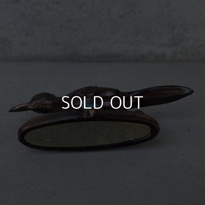 画像7: VINTAGE ANTIQUE ROADRUNNER ヴィンテージ アンティーク ロードランナー オブジェ アメリカ / コレクタブル ペーパーウェイト 置物 鳥 USA (1)