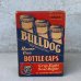 画像3: VINTAGE ANTIQUE CUPPLES CO. BULLDOG BOTTLE CUPS ヴィンテージ アンティーク ブルドッグ ボトルキャップ アメリカ / コレクタブル アドバタイジング オブジェ ディスプレイ USA