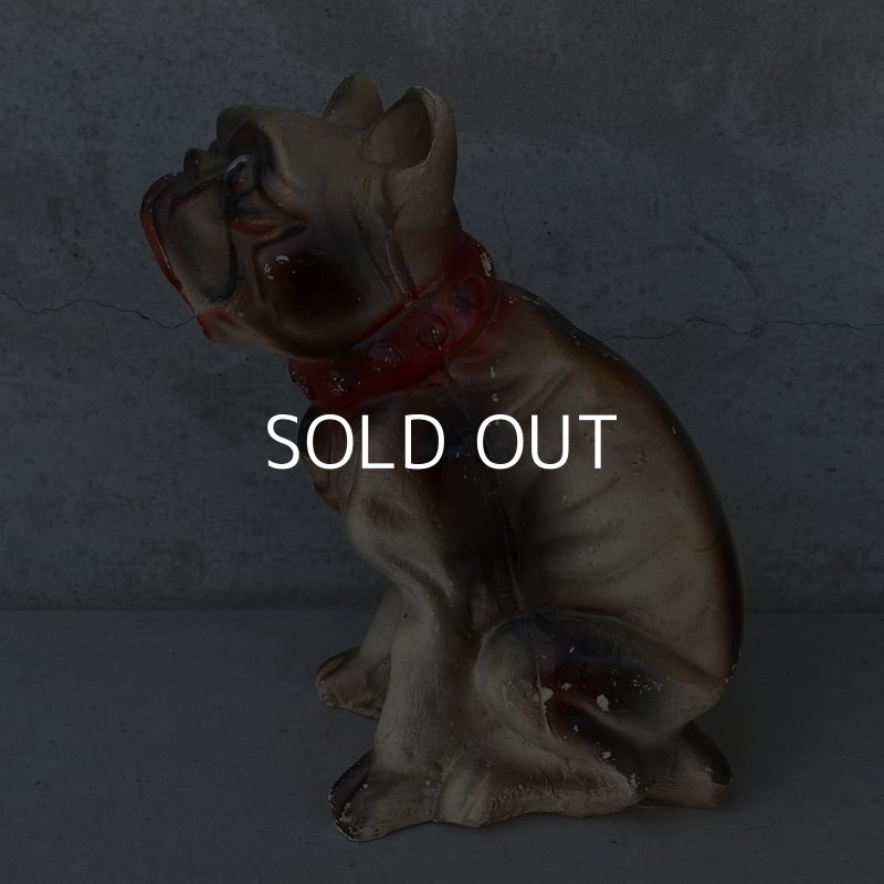 画像5: VINTAGE ANTIQUE CHALK WEAR BULLDOG ヴィンテージ アンティーク チョークウェア ブルドッグ オブジェ アメリカ / コレクタブル インテリア 置物 犬 USA