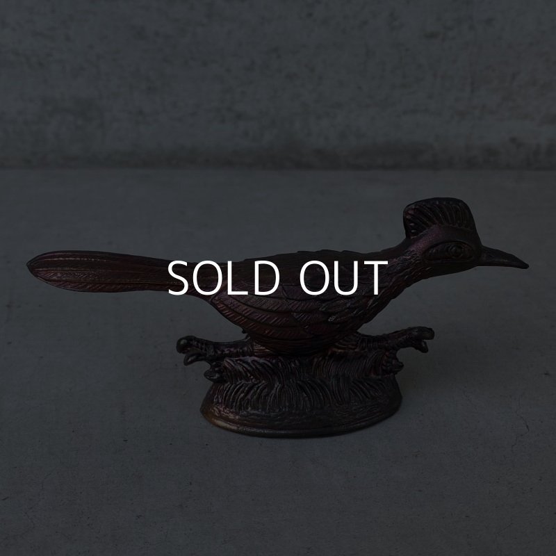 画像5: VINTAGE ANTIQUE ROADRUNNER ヴィンテージ アンティーク ロードランナー オブジェ アメリカ / コレクタブル ペーパーウェイト 置物 鳥 USA (2)