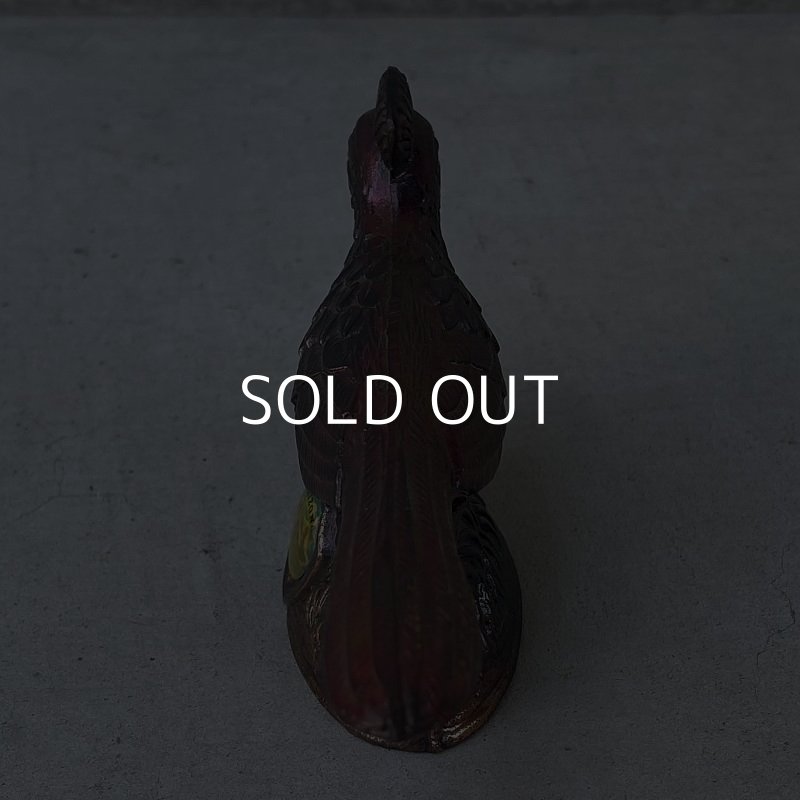 画像3: VINTAGE ANTIQUE ROADRUNNER ヴィンテージ アンティーク ロードランナー オブジェ アメリカ / コレクタブル ペーパーウェイト 置物 鳥 USA (2)