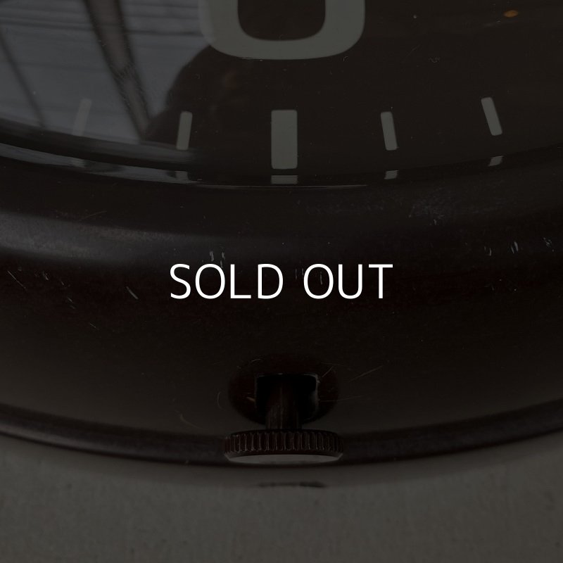 画像8: VINTAGE ANTIQUE GENERAL ELECTRIC WALL CLOCK ヴィンテージ アンティーク ウォールクロック 掛け時計 アメリカ / インダストリアル スクールクロック ダークブラウン 焦げ茶色 店舗什器 USA