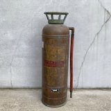 VINTAGE ANTIQUE FIRE EXTINGUISHER FYR-FYTER COMPANY ヴィンテージ アンティーク 消火器 / インダストリアル オブジェ ディスプレイ 店舗什器 真鍮 アメリカ USA