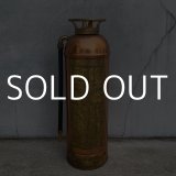 VINTAGE ANTIQUE FIRE EXTINGUISHER PYRENE ヴィンテージ アンティーク 消火器 / アメリカ オブジェ ディスプレイ 店舗什器 真鍮 USA