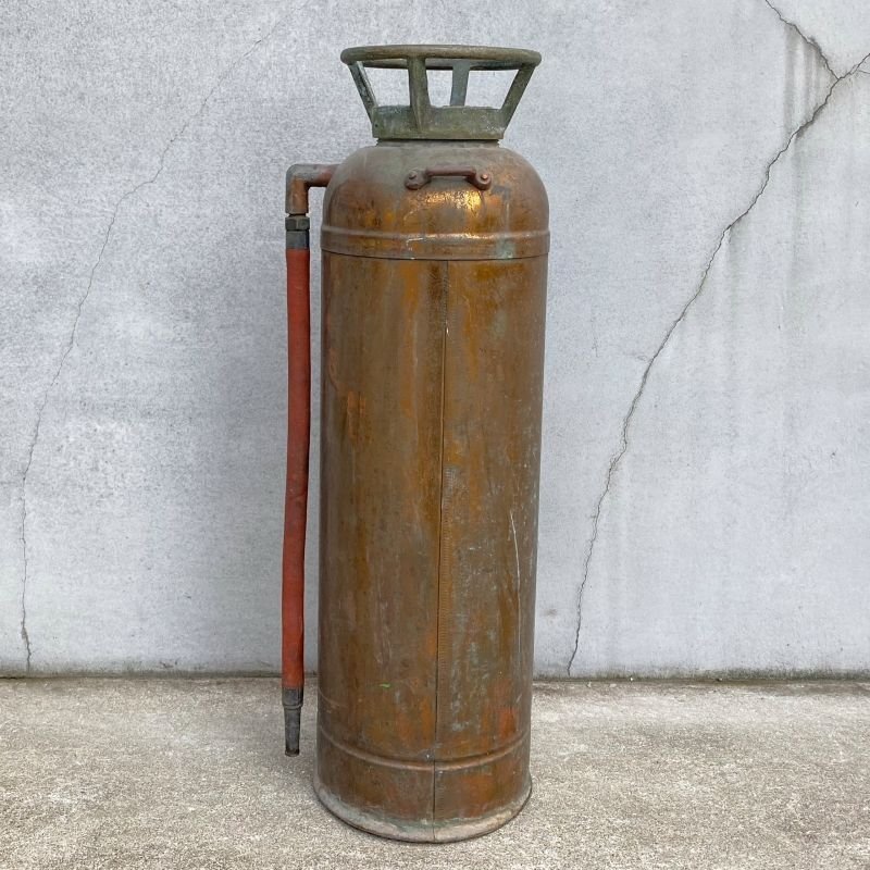 画像2: VINTAGE ANTIQUE FIRE EXTINGUISHER FYR-FYTER COMPANY ヴィンテージ アンティーク 消火器 / インダストリアル オブジェ ディスプレイ 店舗什器 真鍮 アメリカ USA