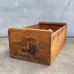 画像1: VINTAGE ANTIQUE WOOD CRATE WOOD BOX LUCKY KNOLL ヴィンテージ アンティーク ウッドボックス 木箱 アメリカ / ディスプレイ 運搬用 収納 店舗什器 USA  (1)