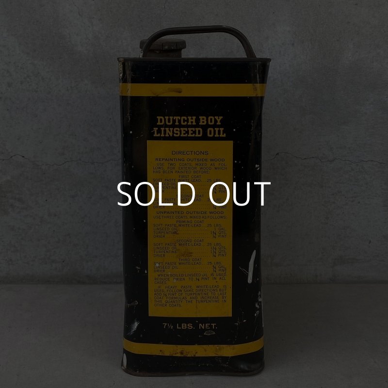 画像5: VINTAGE ANTIQUE DUTCH BOY ヴィンテージ アンティーク ダッチボーイ TIN缶 ペイント缶 アメリカ / インダストリアル ガレージ ディスプレイ コレクタブル USA (5)