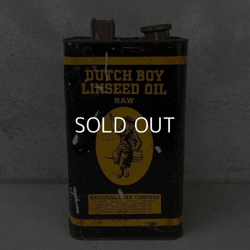 画像3: VINTAGE ANTIQUE DUTCH BOY ヴィンテージ アンティーク ダッチボーイ TIN缶 ペイント缶 アメリカ / インダストリアル ガレージ ディスプレイ コレクタブル USA (5)